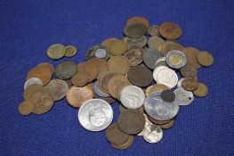A TIN OF ENGLISH COINAGE MAINLY COPPER