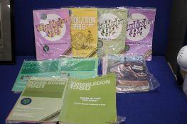 A COLLECTION OF WIMBLEDON PROGRAMMES MAINLY 1980S