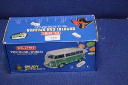 A BOXED MUSIC WORLD VW CAMPER VAN WS267