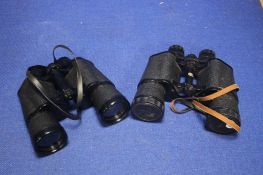 TWO PAIRS OF CASED BINOCULARS TO INCLUDE SUPER ZENITH