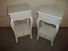 TWO MODERN FRENCH STYLE BEDSIDES
