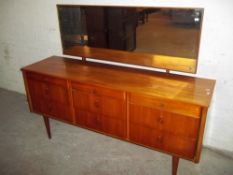 A SCHREIBER TEAK RETRO DRESSING TABLE
