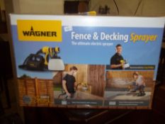 A BOXED WAGNER FENCE SPRAYER