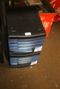 TWO A4 FOUR DRAW STORAGE UNITS