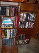 A CD STORAGE SHELF AND CONTENTS