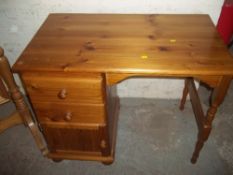 A SOLID PINE DRESSING TABLE