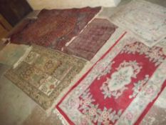 A SELECTION OF 6 RUGS