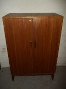 A RETRO TEAK WARDROBE