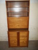 A RETRO TEAK WRITING BUREAU