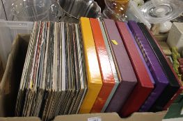 A TRAY OF LP RECORDS MAINLY CLASSICAL (TRAY NOT INCLUDED)