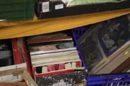 A COLLECTION OF LP RECORDS MAINLY CLASSICAL TOGETHER WITH A QUANTITY OF ASSORTED PICTURES, PRINTS,