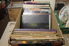 A TRAY OF LP RECORDS TO INCLUDE BEE-GEES, DUSTY SPRINGFIELD, ETC (TRAY NOT INCLUDED)