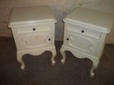 TWO MODERN FRENCH STYLE BEDROOM CUPBOARDS