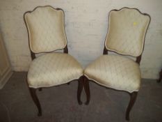 TWO ANTIQUE DINING CHAIRS