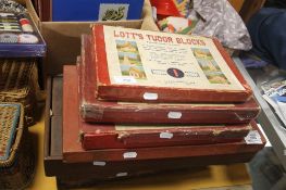 SIX BOXED SETS OF LOTT~S TUDOR BLOCKS