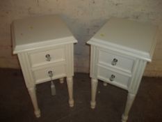 TWO MODERN FRENCH STYLE BEDSIDE CHESTS