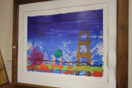 A LARGE MODERN LIMITED PRINT 