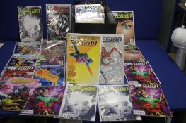 A BOX OF DC LEGION OF SUPER HEROES COMICS, mainly 1990s including #3