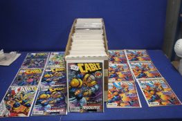 A LARGE COLLECTION OF MARVEL CABLE COMICS MAINLY 1990S, numerous copies of each volume