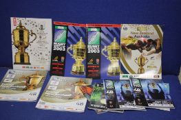 A COLLECTION OF RUGBY WORLD CUP 1999 WALES V ARGENTINA, WORLD CUP 1999 FINAL, AUSTRALIA V FRANCE,