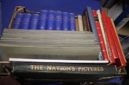 A TRAY OF MISCELLANEOUS BOOKS TO INCLUDE BOUND VOLUMES OF NASH'S MAGAZINE, Art Illustrated