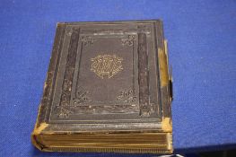 AN ALBUM OF CABINET CARDS, to include portrait photographs examples by Grahams Art Studio