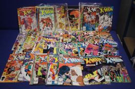 A COLLECTION OF MARVEL AND X MEN COMICS