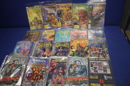 A COLLECTION OF COMICS MAINLY 1990S, to include Mr Hero issue 1 1995, Wheel of Worlds issue 0,