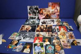 A COLLECTION OF DOCTOR WHO AUTOGRAPHS, to include Jean Marsh, Tom Baker, Sylvester Mccoy, Sophie