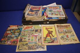 A COLLECTION OF COMICS, to include Buster, Buzzer, Cheeky etc