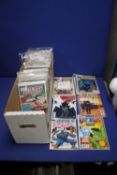 A BOX OF MARVEL COMICS, to include Wolverine, Avengers, Rogue, Sabre Tooth, Human Torch etc