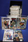 A COLLECTION OF DC SUPERMAN COMICS, to include The Man Of Tomorrow, The Menace of Mr Z, etc