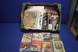 A QUANTITY OF ASSORTED COMICS, to include The Punisher, 2000 AD, Jonah Hex etc