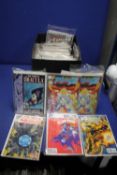 A BOX OF DC COMICS, to include Superman The Man Of Steel, Hawk and Dove, Tomb of Dracula,