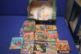 STARBLAZER SPACE FICTION ADVENTURE IN PICTURES COMICS, run #1 - #45 and then 56, 57, 58 together