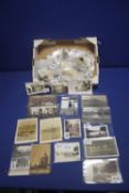 A TRAY OF POSTCARDS IN MANY HUNDREDS, to include Middle eastern examples