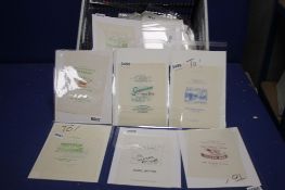 A TRAY OF ADVERTISING LABELS, to include Peveril Butter, Elco Butter etc