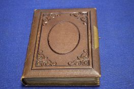 AN ALBUM OF CABINET CARDS, to include portrait photographs examples by Grahams Art Studio