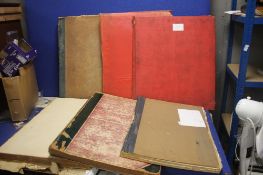 FIVE BOUND VOLUMES OF 19TH CENTURY NEWSPAPERS, to include Hastings and St Leonards 1880s and an