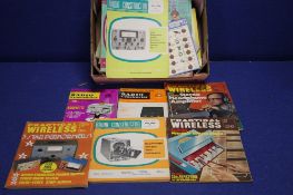 A QUANTITY OF RADIO INTEREST MAGAZINES 1960S - 1980S including RADIO CONSTRUCTOR PRACTICAL