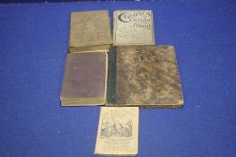 19TH CENTURY HANDWRITTEN / SCRAPBOOK RECIPE / MEDICAL BOOK, title page inscribed 