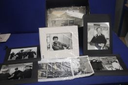 A COLLECTION OF MIXED VINTAGE PHOTOGRAPHS, to include Naval interest, Minor Celebrities etc