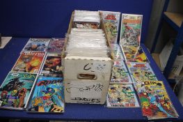 A COLLECTION OF DC COMICS, to include Super boy, Eclipso, War of Gods, Man hunter, Dark stars,