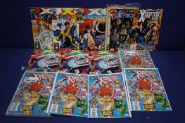 AMALGA COMICS- X PATROL TWENTY PLUS ISSUES OF VOLUME 1 APRIL 1996, together with 12 X factor