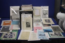 A BOX OF ASSORTED EPHEMERA AND GUIDE BOOKS ETC, to include theatre programmes, etc