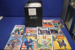 A BOX OF MISCELLANEOUS COMICS, to include Enemy, the ninth Gland, Hardcase, Extreme Christmas