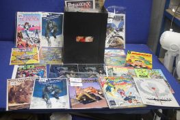 A BOX OF MISCELLANEOUS COMICS, to include Manga Blast, The Honeymooners, Dracula Versus Torro,