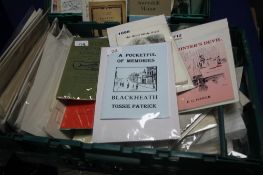 A BOX OF ASSORTED HISTORY/ GUIDE BOOKS, to include Black heath, Knowle etc