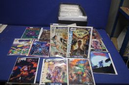 A BOX OF ASSORTED COMICS, to include Team 7, 18 Days, Stormwatch, Star Brand, Animosity, Shutter,