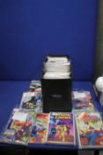 A BOX OF DC COMICS, to include Crimson Avenger, Hammer Locke, Legion Power, Superman etc